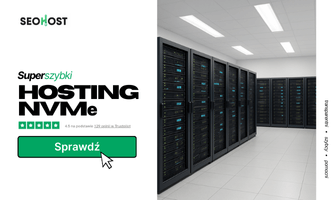 Hosting SeoHost - kod rabatowy SRABAT25 - 25% zniżki na start